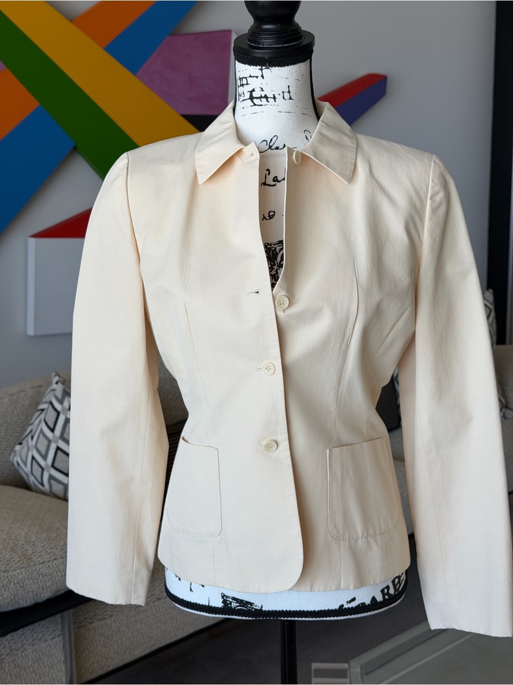 Ann Taylor LOFT Butter Yellow  Tailored Three-Button Jacket & Pants